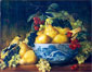 Illenye bowl and bird painting