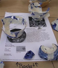 Cups being reconstructed