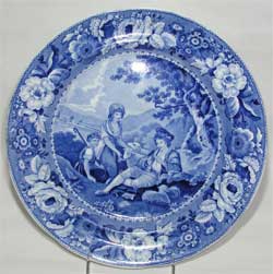 Phillips, Pastoral Pattern Plate, ca. 1820