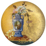 Blue Vase With Portrait