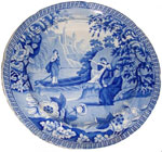 "Lady of the Lake" Plate