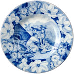 Reindeer pattern plate