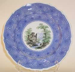 Davenport, Three Color Transfer Plate, ca. 1835-1840