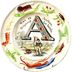 “A Was an Archer, Prepared for Battle" Plate