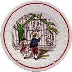 "At The Zoo" Plate