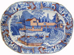 "Chinese Market Stall" Plate
