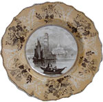 E. Wood "No. 106" Series,  Venice Plate