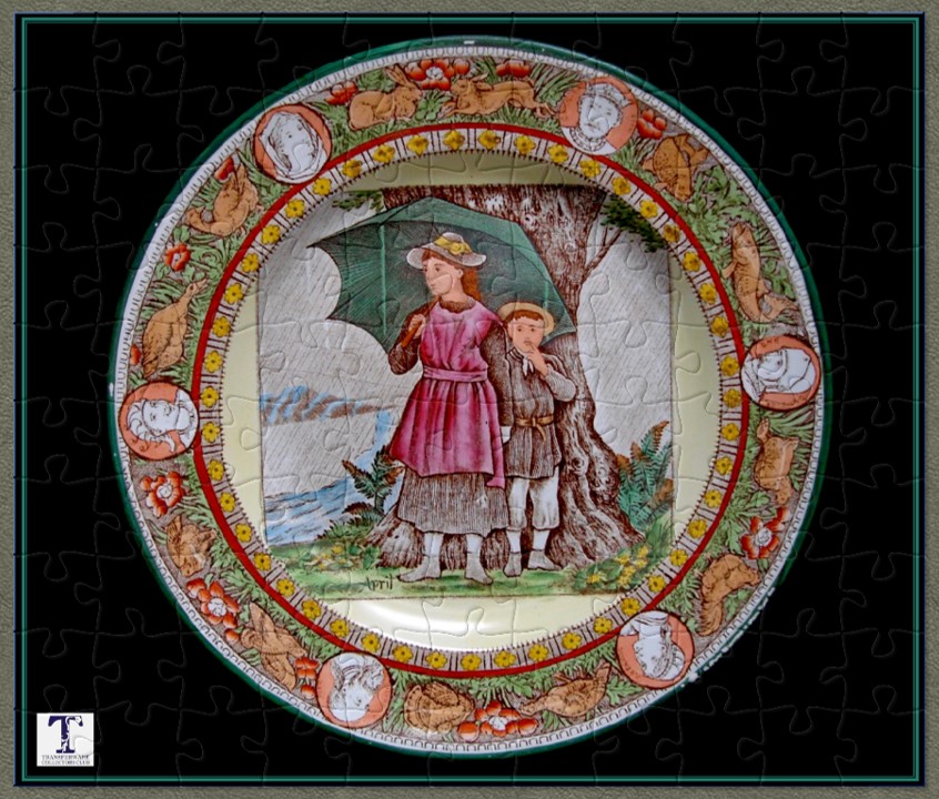 Wedgwood’s “April” Plate Puzzle