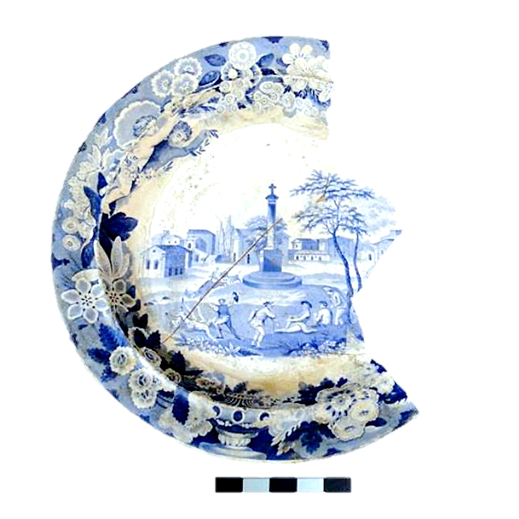 Figure n ° 29: Archaeological fragment of a plate (CIPAP Public Repository -CABA)