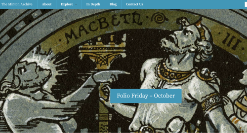 Minton's Archive Folio Friday