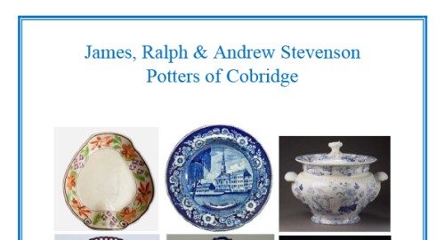 JAMES, RALPH & ANDREW STEVENSON POTTERS OF COBRIDGE