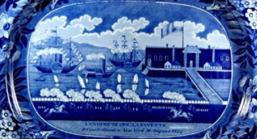 Landing of Gen. LaFayette at Castle Garden New York 16 August 1824