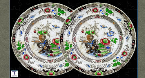 Enoch Wood & Sons “Siam” Pattern