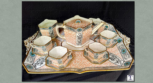 Powell Bishop & Stonier Porcelain Aesthetic Movement Tea Set