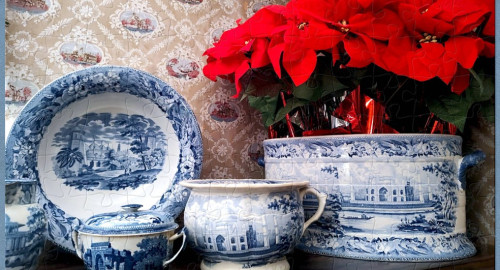 India Scenes and Poinsettias