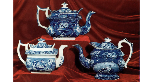 Teapots by James and Ralph Clews