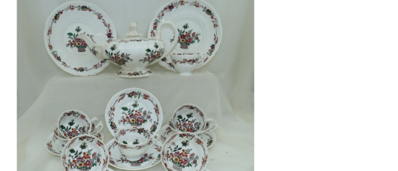 C J Mason porcelain part tea set