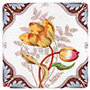Tulips and Ferns Tile